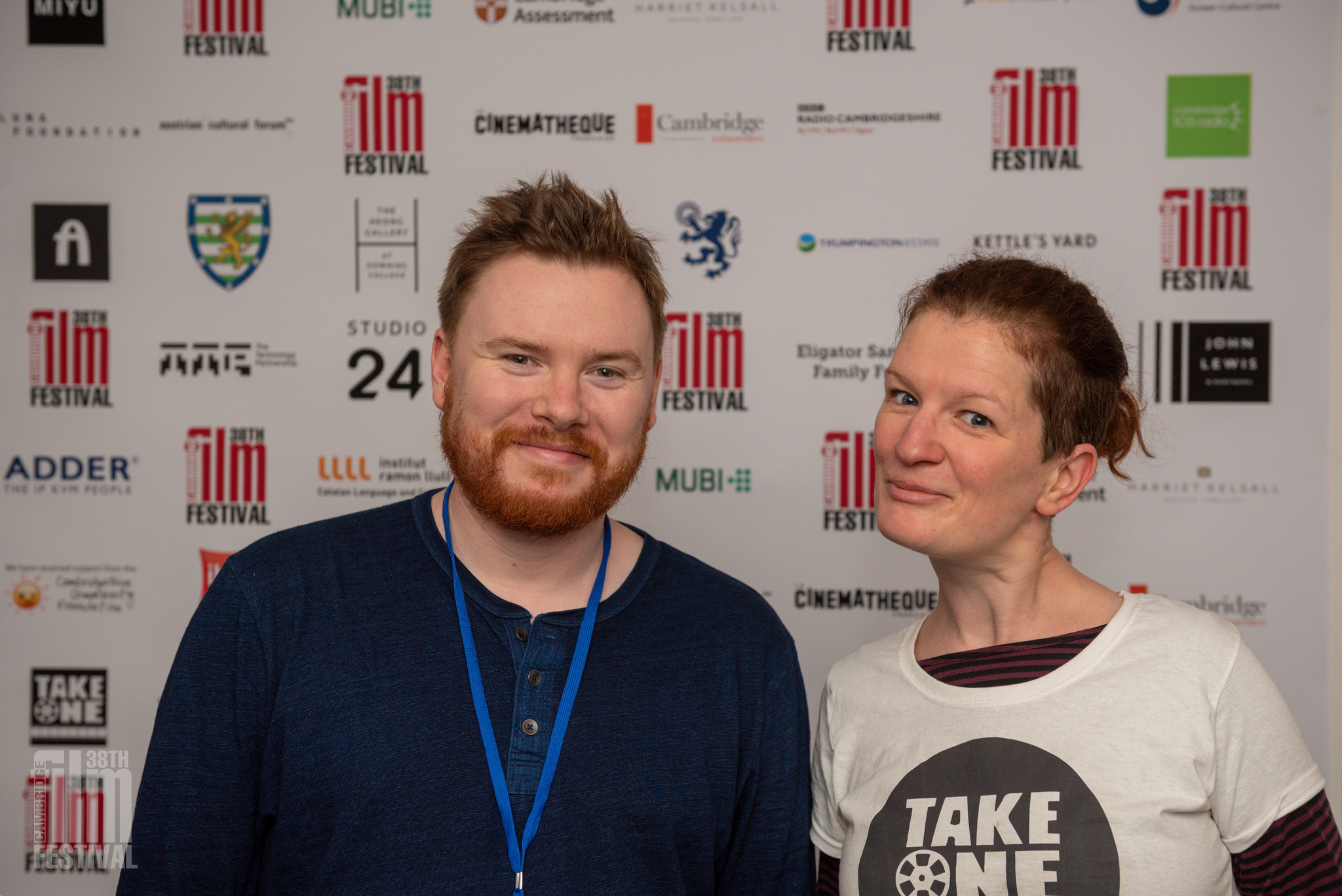 Jim Ross & Rosy Hunt, two of the co-founders of TAKE ONE